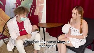 The doctor was upset when she lied about her virginity, but they reached an agreement