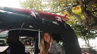 A couple has sex directly on the coast and reaches a great orgasm