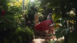 A couple has sex directly on the coast and reaches a great orgasm