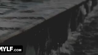 The hot pool guy is lucky to fuck two MILFs