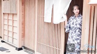 A man asked his lover to be his geisha, showcasing passionate intimacy