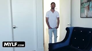Alix Lynx gets lucky guy’s cum in her mouth and pussy