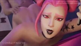 Hentai compilation with stunning Fortnite Haze characters