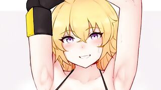 Yang teaches edging by jerking off in a special way
