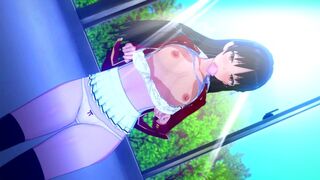 Suzune Horikita desires you in a steamy Classroom of the Elite hentai scene