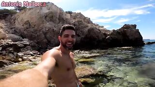 Skinny teen gets fucked hard on a public nude beach in HD