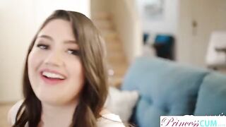 Stepsis Secretly Saves Cum for PrincessCum in a Steamy Scene