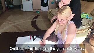 A shy student couldn’t withstand the tutor’s impact and took things further