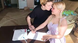 A shy student couldn’t withstand the tutor’s impact and took things further