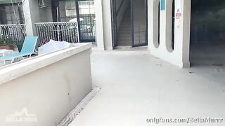 Babe fucks with a stranger on vacation, her husband doesn’t mind