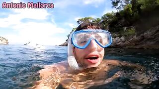 A sexy mermaid seduced me to fuck her in the sea