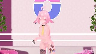 A VTuber tries anal sex for the first time
