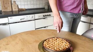 Hot stepmom and Rosie from TANTALY fucked in the kitchen with toys