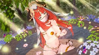 Beautiful girl Nilou has sex in a passionate Genshin Impact scene