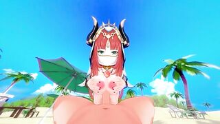Beautiful girl Nilou has sex in a passionate Genshin Impact scene