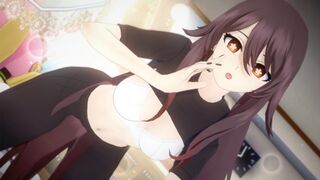Casual Hu Tao outfit sex scene from Genshin Impact, fully uncensored