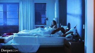 The goddess Elena Koshka has a breathtaking and erotic threesome on DEEPER