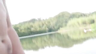 Babe has sex with a stranger on the beach
