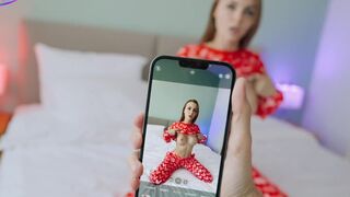 She wanted to take pictures, but it turned into sex