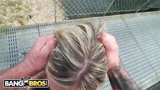 Carla Boom gets her pussy smashed by Emilio Ardana in public