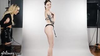 The photo shoot of two girls is too hot to handle