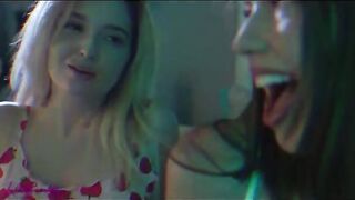 Kinky lesbian action with intense pussy licking and scissoring
