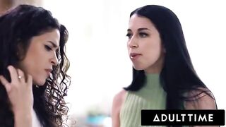 A girl has a conversation with her girlfriend on camera about women's issues