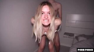 Big Booty College Blondie gets Manhandled in Dorm - Miradavid Ep 33