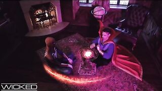 Deadpool and Captain Marvel get Spiderman’s dick in their pussy