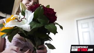 Busty redhead Octavia Red enjoys getting pounded hard