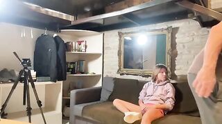 Girl fucked at home by her boyfriend with a huge dick