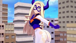 Busty Mt. Lady from My Hero Academia gets fucked in POV hentai