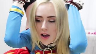 Candy White, the petite blonde bombshell, delivers a mesmerizing solo performance