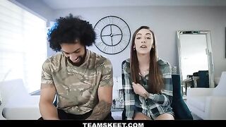A girl was fucked in different poses by her passionate boyfriend