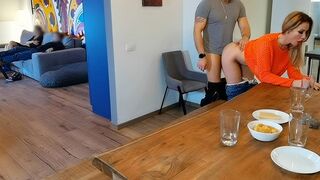 A couple cheats on their partners in a steamy session