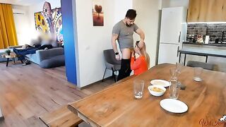 A couple cheats on their partners in a steamy session