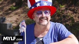 Ariella Ferrera and her stepdaughter Jennifer Jacobs share a steamy 4th of July experience