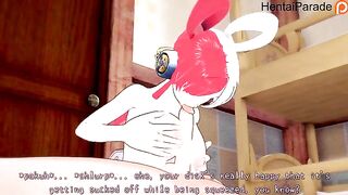 Uta performs a sexy show with her big boobs in this uncensored One Piece scene