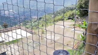 I fucked a stranger outdoors and let him cum on my pussy