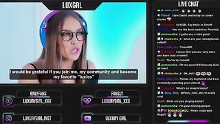 A streamer has sex with her fans online