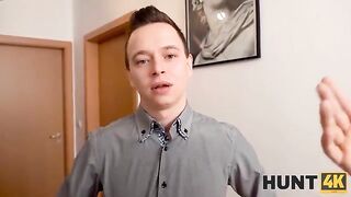 The man fucks his friend’s new ginger girlfriend for money