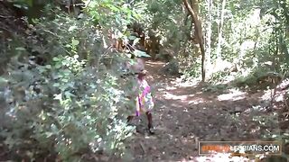 Girls from Africa tried lesbian sex with pussy licking