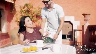 Anissa Kate is enjoying a holiday fling with a well-endowed guy