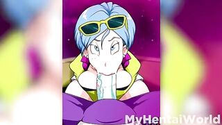 Bulma’s big tits titjob in Dragon Ball hentai animation, the best collection