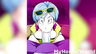 Bulma’s big tits titjob in Dragon Ball hentai animation, the best collection