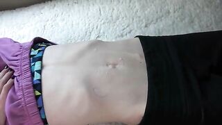 The best compilations of belly button fetish sex
