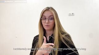 A kind stepmother warmed her stepson’s broken arm with her pussy