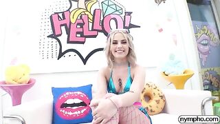 Petite teen nympho Chanel Camryn gets her pussy railed