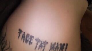 The man passionately fucked a rough girl, embodying raw emotion