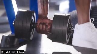 Two black boys fucked Brandi and Kenzie in the gym